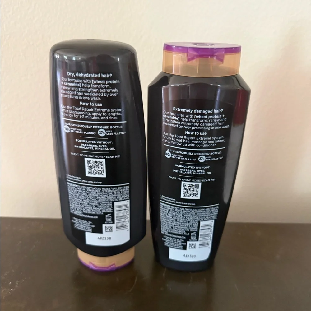 NWT L'Oreal Elvive Total Repair Extreme Shampoo and Conditioner